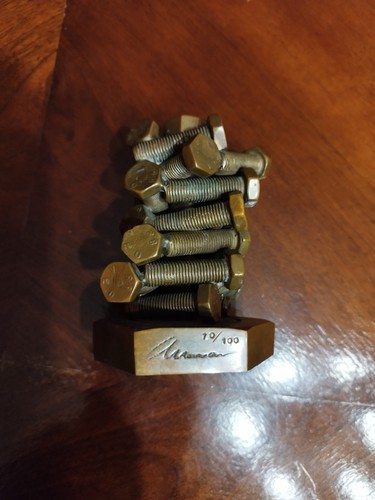 Scultura bronzo firmata arman - firmata,
