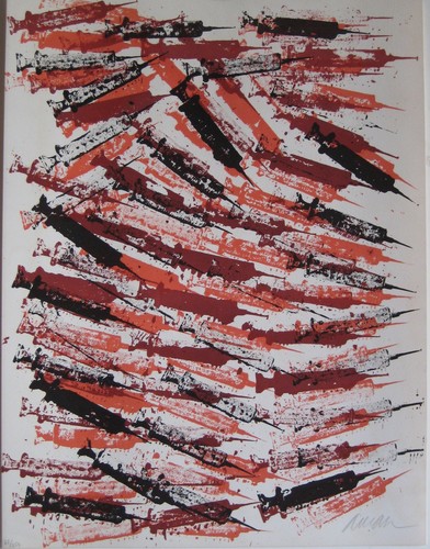 Arman fernandez lithographie - fernandez,