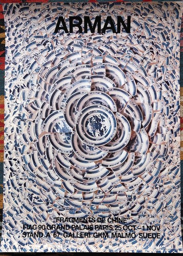 Fernandez arman poster mostra - arman,