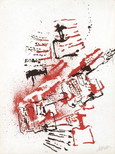 Fernandez arman lithographie - fernandez,