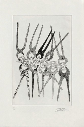 Fernandez arman gravure signé - arman,