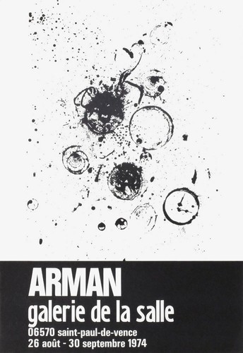 Fernandez arman affiche expo - arman,