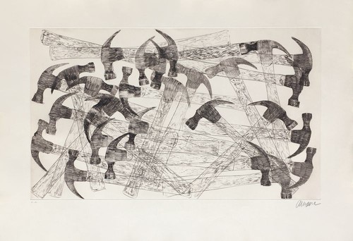 Fernandez arman gravure signé - fernandez,