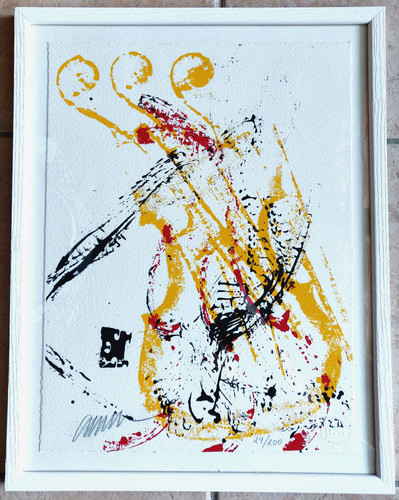 Serigrafia numerata firmata - , a