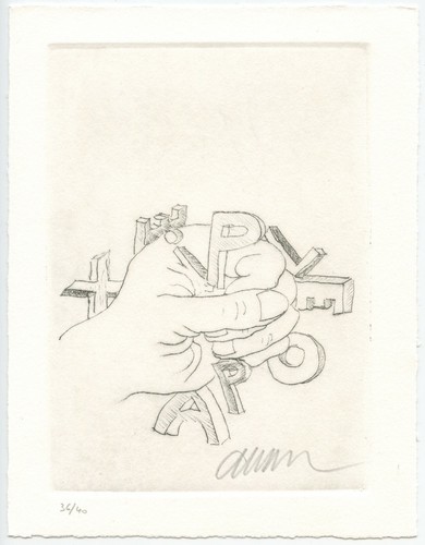 Arman fernandez gravure 1997 - fernandez,