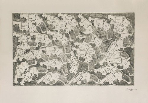 Fernandez arman gravure signé - fernandez,